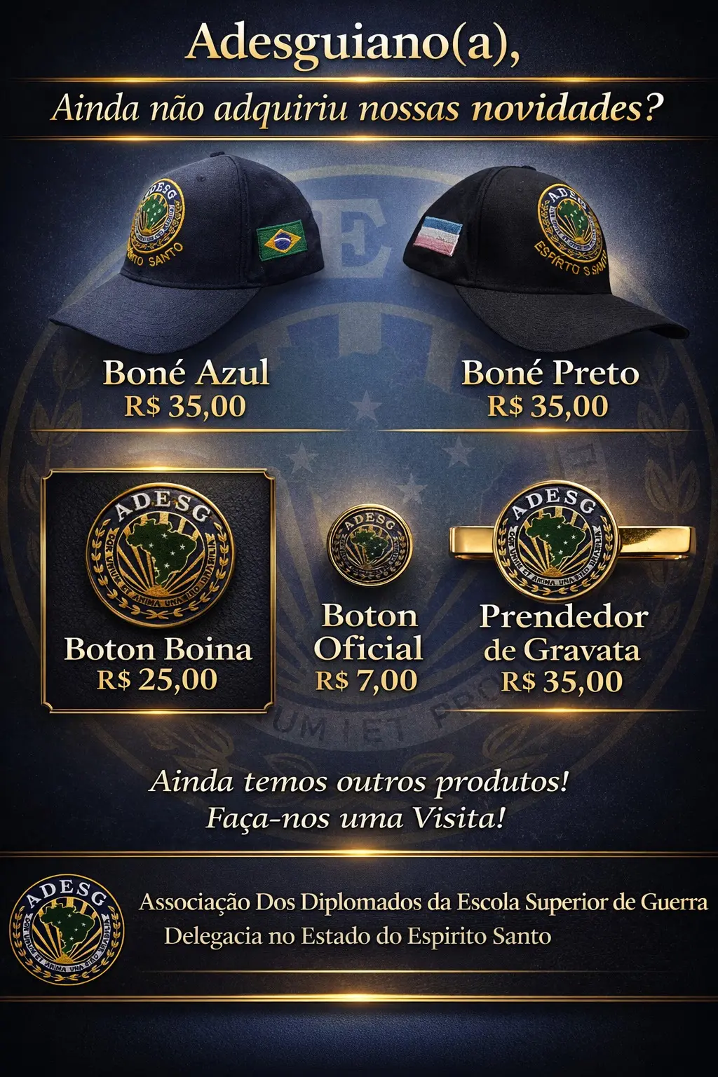 Adesguiano- Ainda nao adquiriu nossas novidades-ADESGES-Vitória